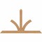 Ekena Millwork Richland Timber Gable Bracket, Western Red Cedar, 96"W x 56"H x 5 1/2"D x 5 1/2"F, 14/12 Pitch GBW096X56X0606RIC00SWR - alternate 1